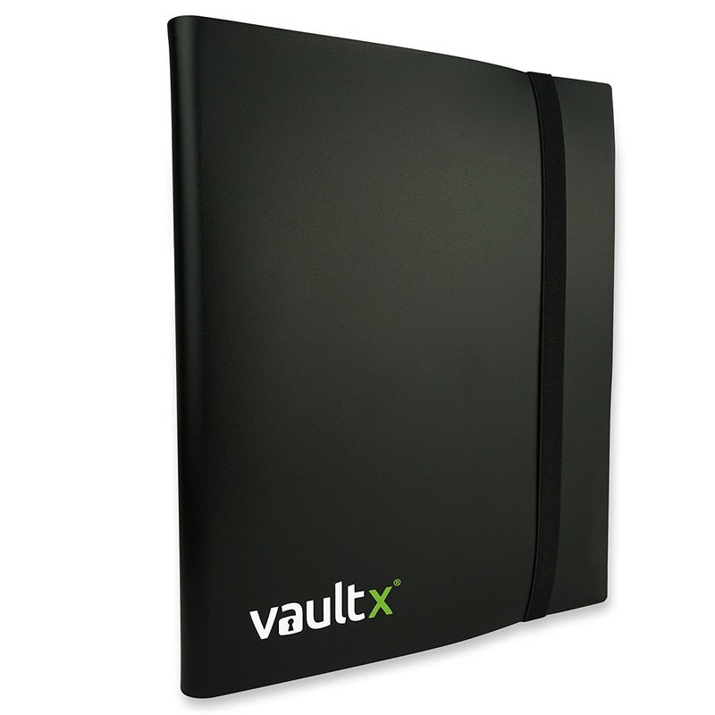 Vault X 9 Pocket Trading Card Strap Binder, 360 cards, Standard, 20 Side-Loading Pages, Folder for Collectible Card Games, Sports, TCG (Black) - Image 3