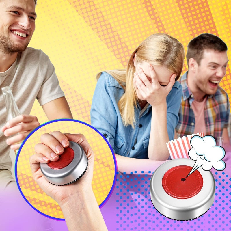 Zomiboo Fart Machine Remote Noise Maker Funny Gag Sound Machine Infrared Controlled Farting Toys Practical Joke Toys Prank Game Prop for Party, Performance(Round) - Image 2