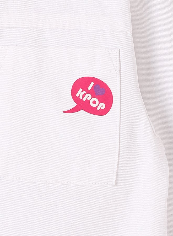 LC WAIKIKI K-Pop Printed Long Sleeve Girls' Shirt - Image 4