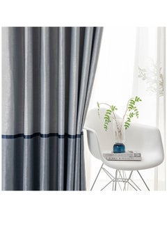 GOLDEN MILLION Grommet Blackout Window Curtains Noise Reduction Window Drapes Thermal Insulated Darkening Curtains 1 Panel  - Image 3