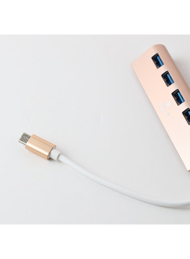 USB HUB T-3608 (5 PORT HUB) 1*USB 3.0/3*USB 2.0/1*USB-C - Image 3