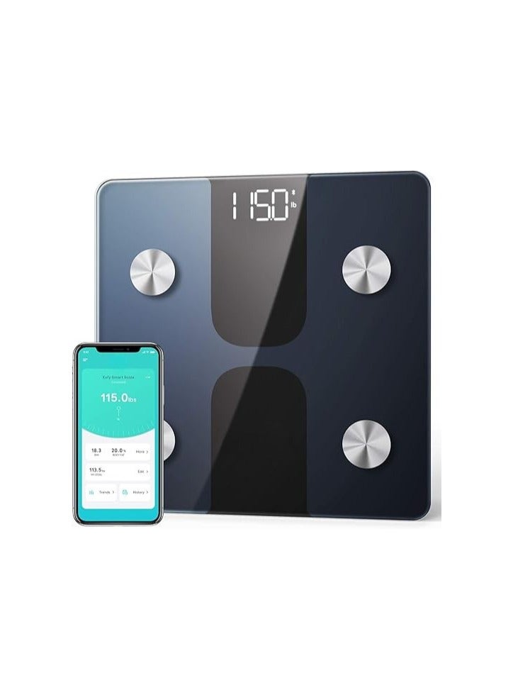 Smart Digital Body Composition Scale with Bluetooth – Accurate Weight & Body Fat Analysis – Ideal for Daily Fitness Tracking