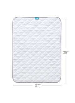 Waterproof Crib Mattress Protector 27" x 38", Non-Slip & Sturdy Mattress Pad Mat, 4 Layers Incontinence Bed Pad for Children Adults, Pets Training Pee Pad, White - pzsku/Z345CBE3B3E95EA8DFEBDZ/45/_/1737030750/5d159125-803f-417c-b2c8-8d33a2dc11ff