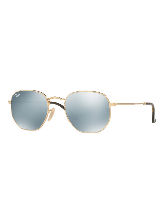 Ray-Ban Men Hexagon Sunglasses - RB3548N-001 - Lens Size: 54 mm - Gold - Image 1