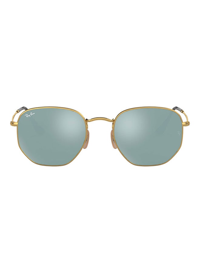 Ray-Ban Men Hexagon Sunglasses - RB3548N-001 - Lens Size: 54 mm - Gold - Image 2