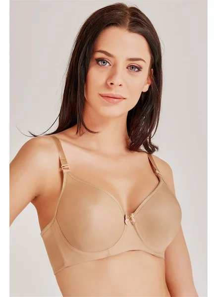 Magic Form 5738 Women's Dark Skin Plain Fabric Thin Sponge Full Cup Minimizer Bra