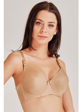 Magic Form 5738 Women's Dark Skin Plain Fabric Thin Sponge Full Cup Minimizer Bra  - Image 1