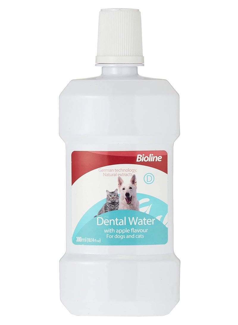 Bioline Dental Water 300ml, Pet Oral Care for Dogs & Cats - Image 1