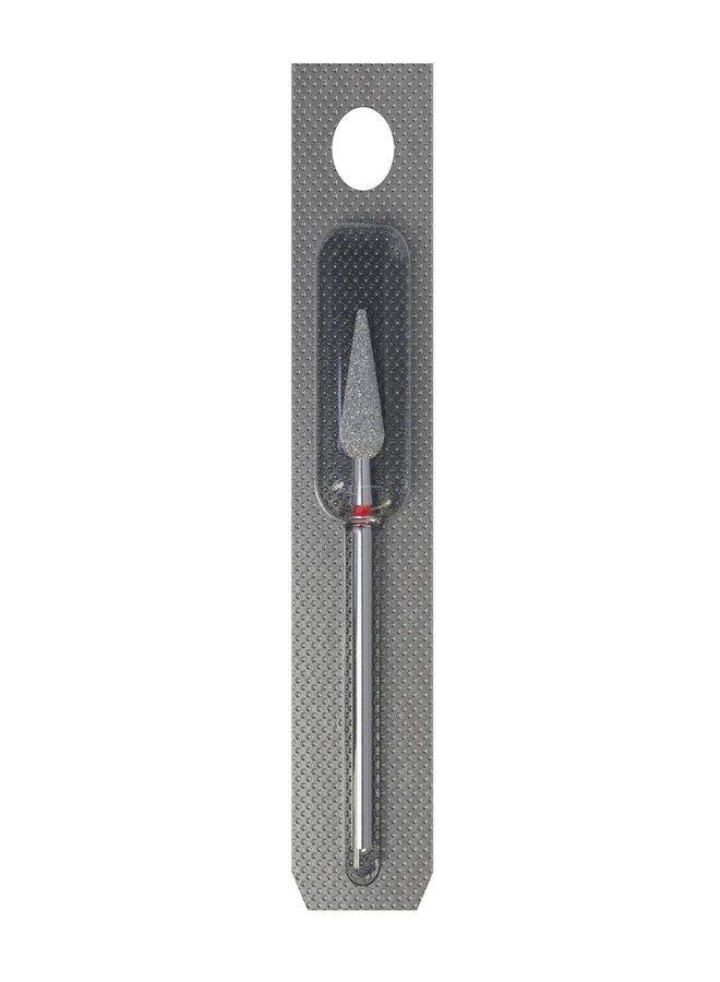 STALEKS PRO Expert Diamond Nail Drill Bit (Sharp Pear, Red) – Soft Abrasiveness for Cuticle, Sidewall, Epidermis Cleansing & Versatile Hardware Manicure/Pedicure - Image 1