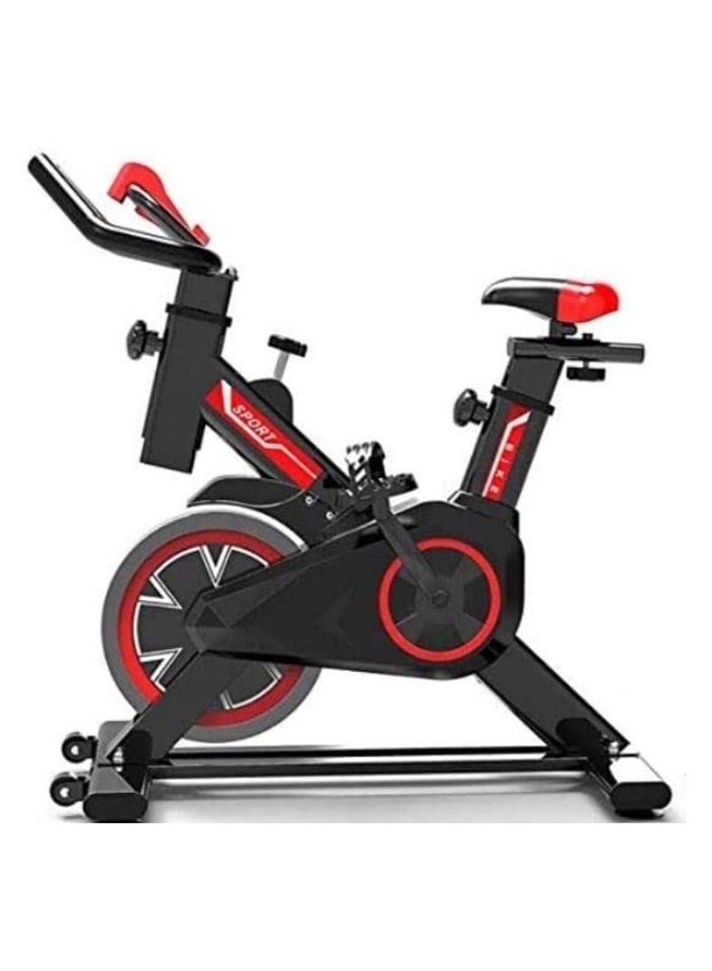 Generic Exercise Bike for Cardio Training Stationary Bikes Flywheel Bicycle with Resistance for Home Gym Adjustable Seat Indoor and Outdoor  - Image 1