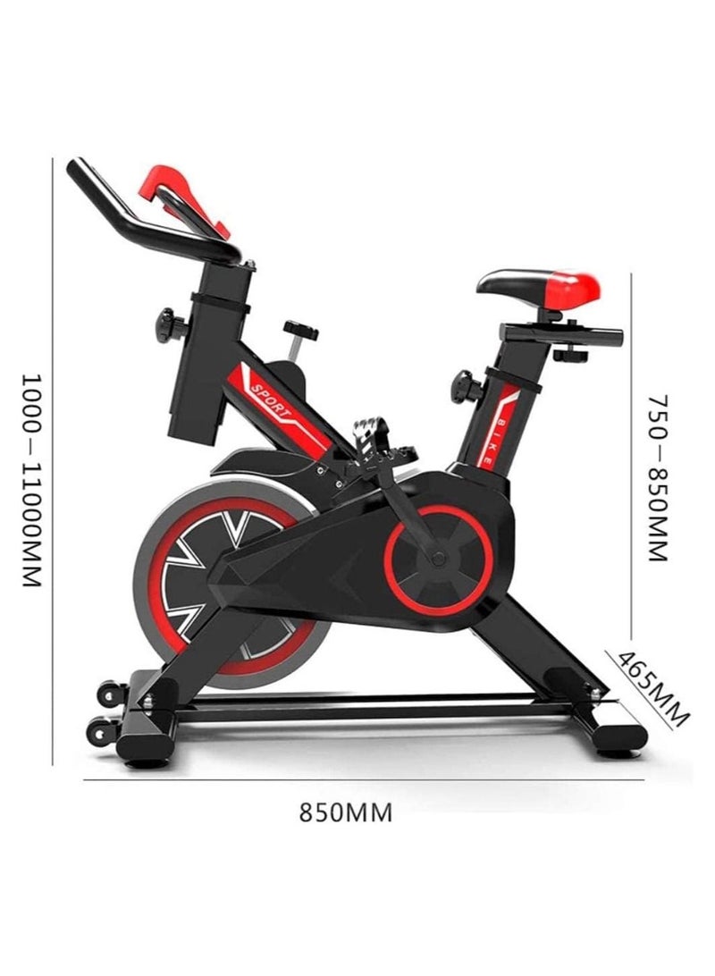 Generic Exercise Bike for Cardio Training Stationary Bikes Flywheel Bicycle with Resistance for Home Gym Adjustable Seat Indoor and Outdoor  - Image 2