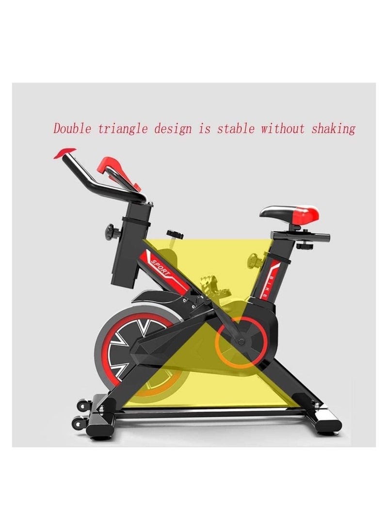 Generic Exercise Bike for Cardio Training Stationary Bikes Flywheel Bicycle with Resistance for Home Gym Adjustable Seat Indoor and Outdoor  - Image 3