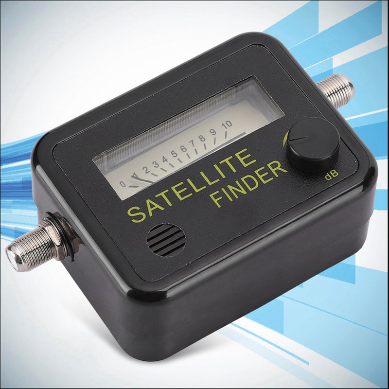 9501 Sensitive Satellite Finder Signal Strength Meter Black with Digital Screen - Image 1