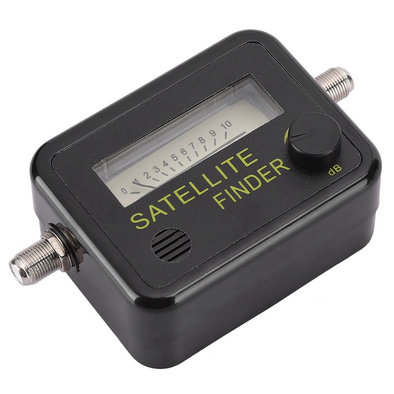 9501 Sensitive Satellite Finder Signal Strength Meter Black with Digital Screen - Image 4