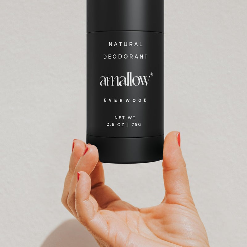 Amallow - Natural Deodorant - Aluminum Salt-Free, Tallow-Based, Baking Soda-Free, with Magnesium & Zinc - Long-Lasting Odor Protection - Handcrafted in the USA - 2.6 oz (Everwood) - Image 4