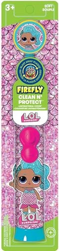 Firefly Clean N' Protect L.O.L. Surprise! Toothbrush with Fun Character Cover, Soft Bristles, Anti-slip Grip Handle, Battery Included, Ages 3+, 1 Count - Image 1