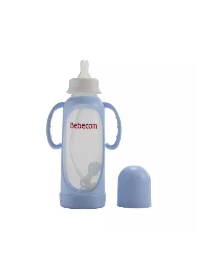 Bebecom Bebecom Standard PC Automatic feeding Bottle With Blue Color, Capacity - 250 ml  - Image 2
