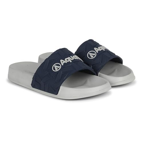 Aqualite NEO-266 Men Slide Slippers with Comfotable Sole Slip-On Flat Flip Flops, Sliders, Chappal & Comfort Insole Slipper for Men - Image 2