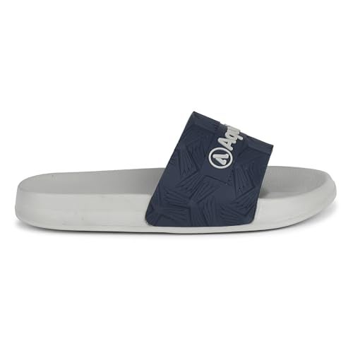 Aqualite NEO-266 Men Slide Slippers with Comfotable Sole Slip-On Flat Flip Flops, Sliders, Chappal & Comfort Insole Slipper for Men - Image 3