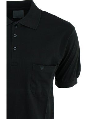 Oppland Men's Polo Collar Pocket Short Sleeve Hilfiger Model Normal Cut Cotton Lakos Fabric T-Shirt  - Image 3