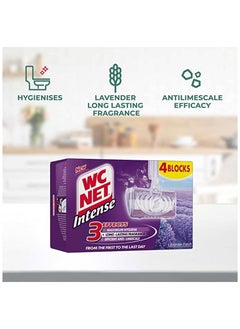 Wc Net Toilet Blocks Intense Lavender 4 Blocks  - Image 2