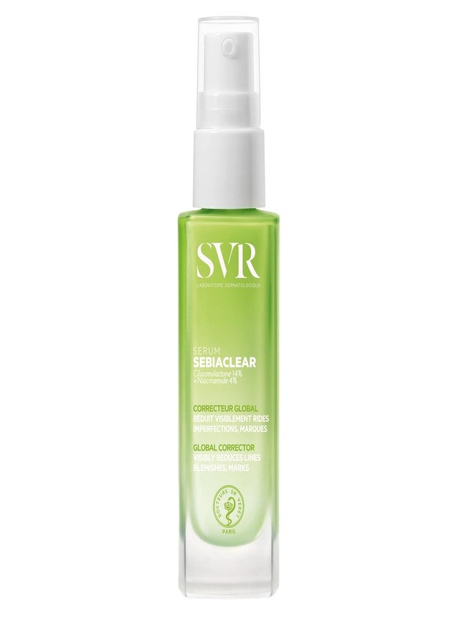 SVR Sebiaclear Face Serum. Retinol Alternative with Niacinamide & Hyaluronic Acid For Sensitive Oily Skin. Reduce the Appearance of Fine Lines, Wrinkles, Control Breakouts & Unclog Pores, 1 fl.oz - Image 1
