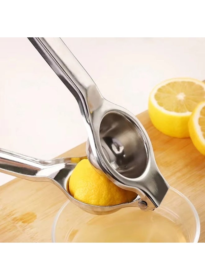 Home Stainless Steel Lemon Squeezer, Manual Hand Press Citrus Juicer for Lemons and Limes, Durable & Easy to Clean - Image 5