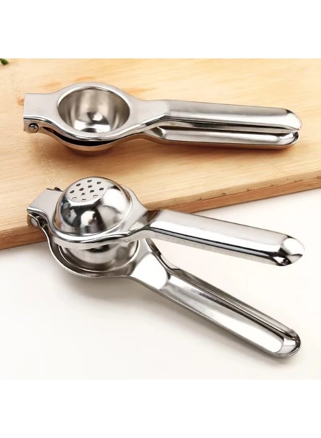 Home Stainless Steel Lemon Squeezer, Manual Hand Press Citrus Juicer for Lemons and Limes, Durable & Easy to Clean - Image 4