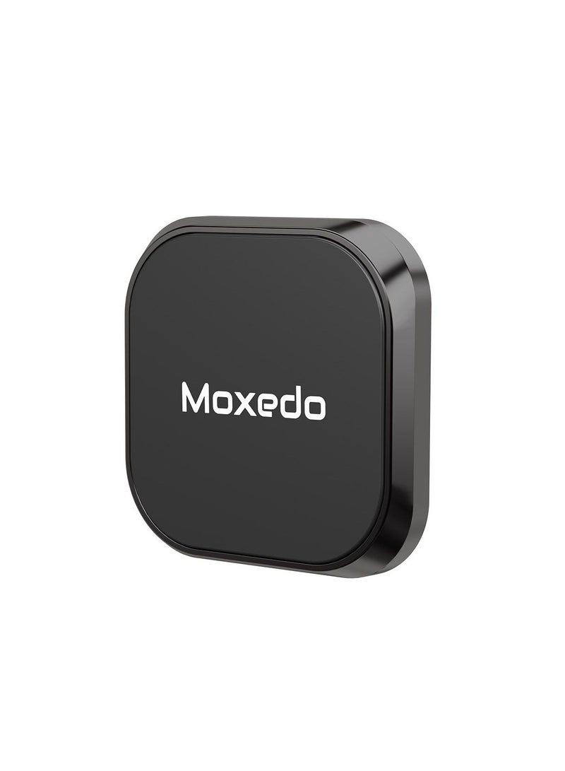 Moxedo Moxedo Universal Magnetic Holder Mini Square Shape Holder for Flat Surface Strong Adhesive with Metal Plates for Dashboard, Desk , Home and Indoor  - Image 1