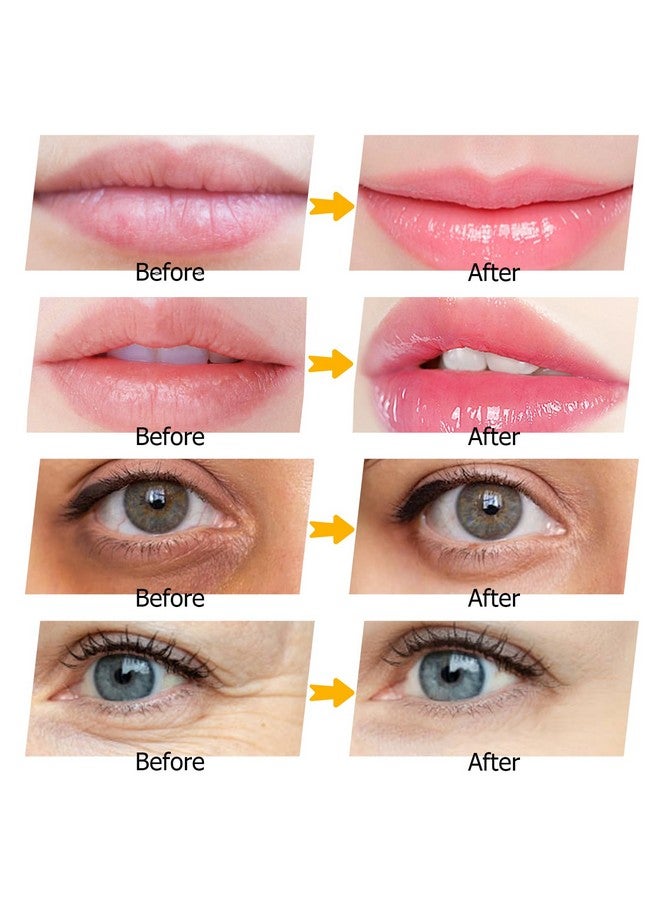 Jakuva Jakuva 30 Pairs Lip Masks & Eye Masks,Gold Under Eye Patches for Puffy Eyes,Pink Lip Masks Skincare,Moisturizing Lip & Eye Skin,Anti-Aging,Reducing Fine Lines,Nourishing for Face Care - Image 5