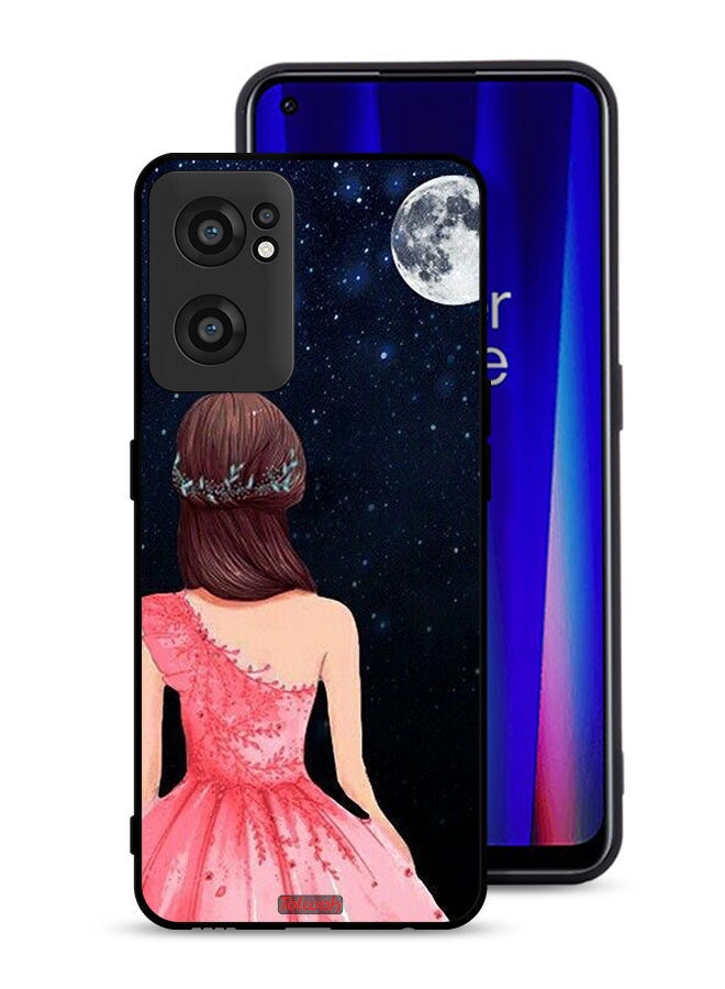 Tolwak OnePlus Nord CE 2 5G Protective Case Cover Girl And Moon Art - Image 1
