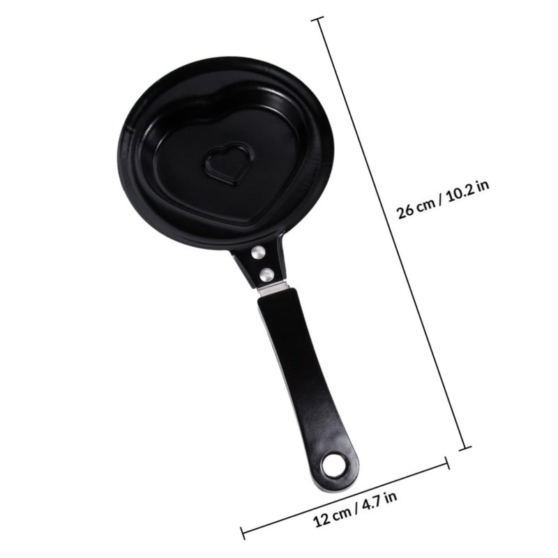 Mini Heart and Star Shape Pancake Pan Nonstick Omelette Pan for Stovetop - Image 3