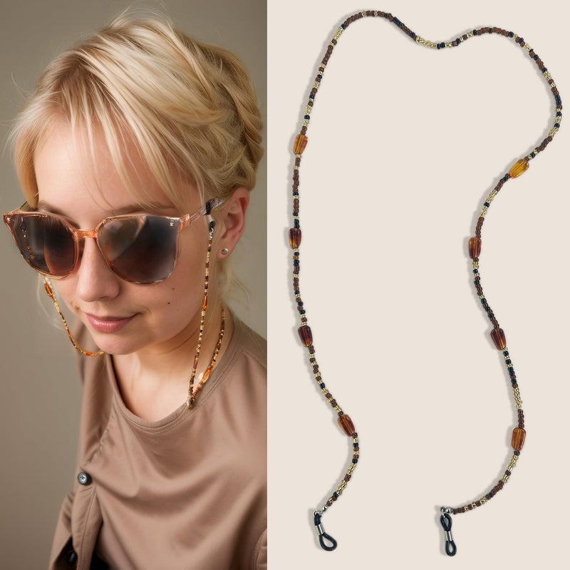 DECKER Bead Women’s eyeglass chain eyewear retainer Reading glass Necklace Lanyard - Image 2