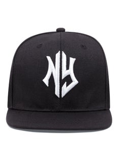 Generic Leisure flat top hat, street embroidered letters, hip-hop baseball cap  - Image 1