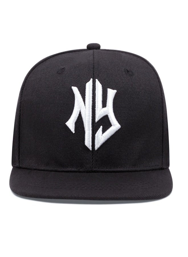 Generic - Leisure flat top hat, street embroidered letters, hip-hop baseball cap - Image 1
