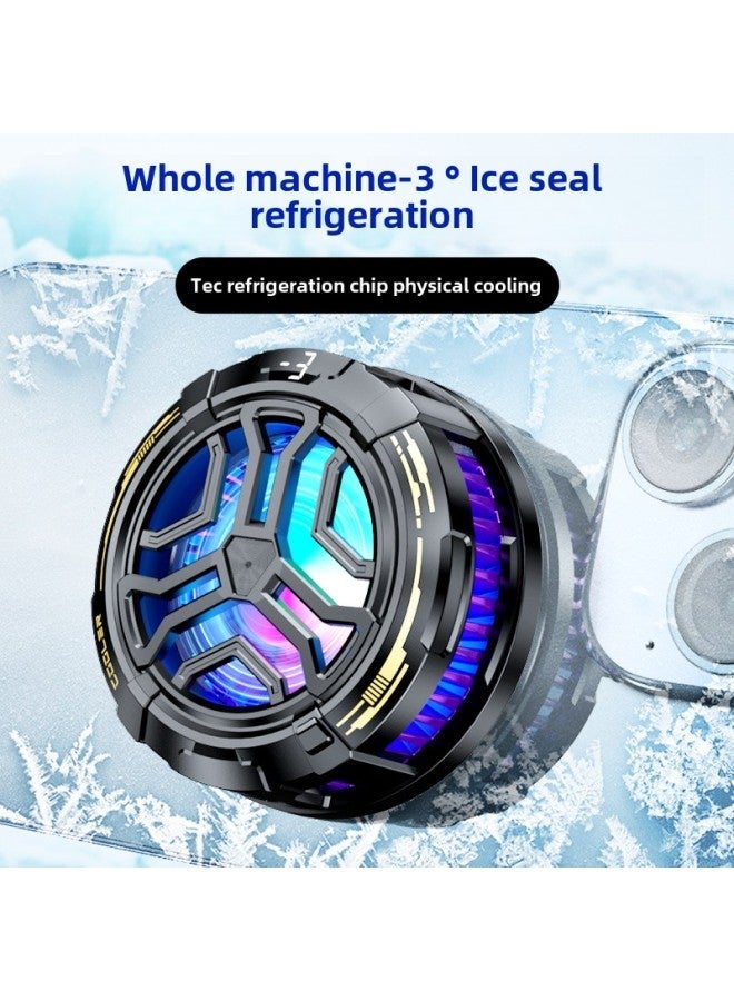 24 Semiconductor Refrigeration Magnetic Mobile Phone Radiator Three-speed Adjustment Detachable Back Clip Game Live Universal-Color:F26 Basic  - Image 3
