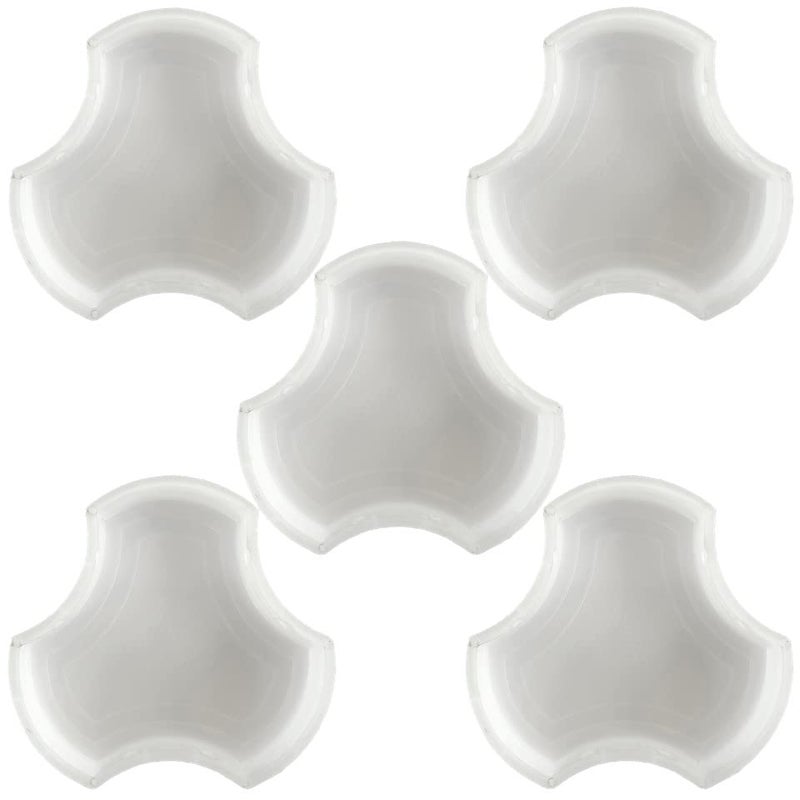Reyal Cosmic Paver Block Mould Pack of 5 Plastic Make in India PP Mould Outdoor Paving Stone Maker - Image 1