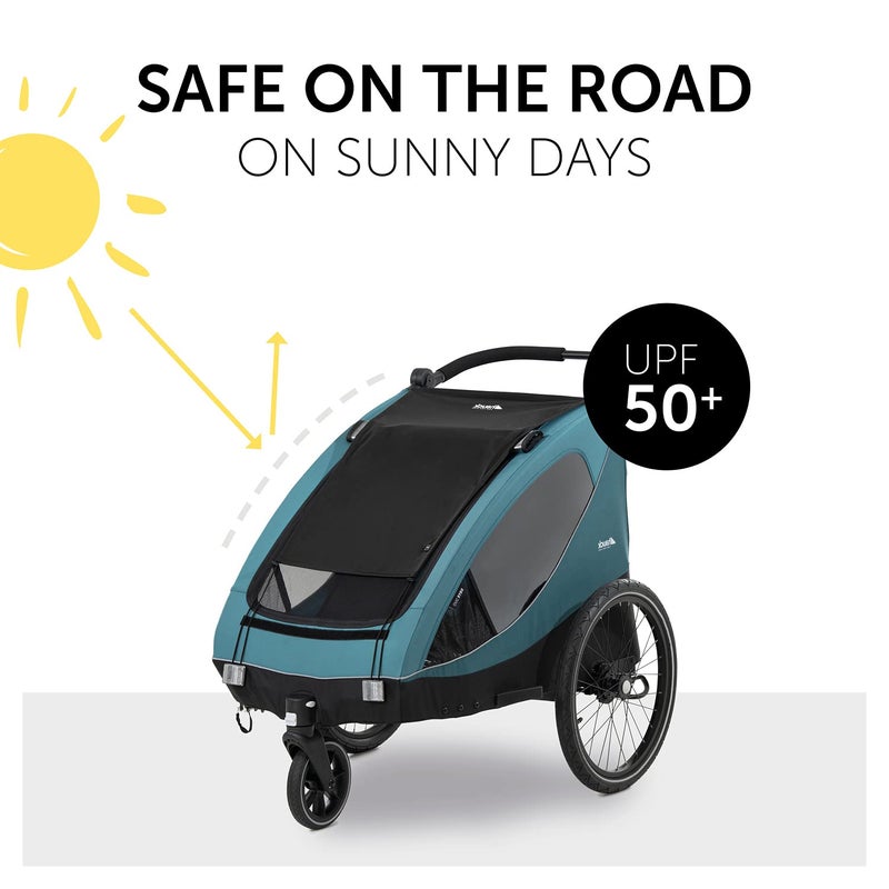 hauck Hauck Bike Trailer Sunshade Black - Image 2