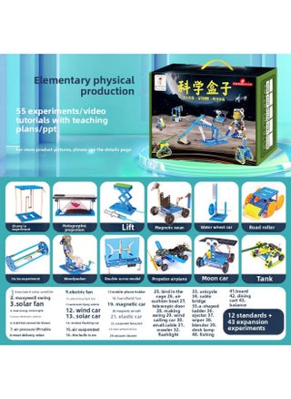 Children's Science Experiment Suit Students Land, Sea And Air Diy Handmade Science And Technology Small Production School Gift Toys Wholesale-Specification:Beginner Level (12 Standards + 43 Extended Experiments) Color Box Version - pzsku/Z345DE90E58D146EEA407Z/45/1745466862/df85b919-86ec-4798-9b07-018bebf2abb4