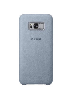 Original S8 Plus Alcantara Back Phone Case Cover - Mint Green