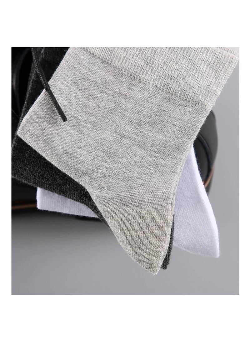 عرض 4 أزواج من الشرابات الرجالي الطويلة القطنية – مريحة وعملية للاستخدام اليومي - Image 3