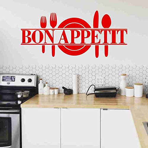 KREEPO Bon Appetit- Wall Sticker for Cafe, Restaurants, Kitchen Wall Stickers Stylish Kitchen Art - Image 1