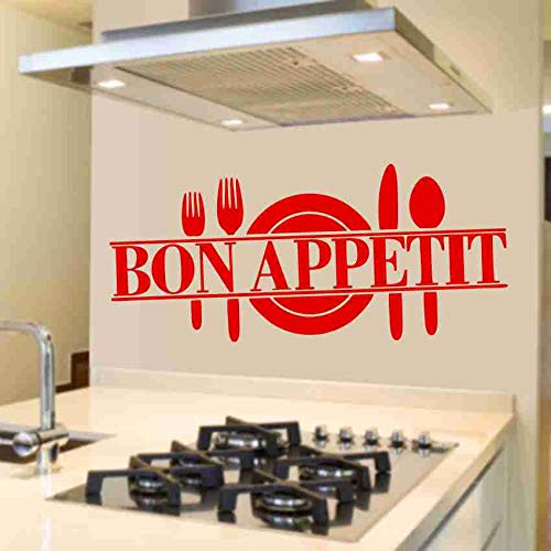 KREEPO Bon Appetit- Wall Sticker for Cafe, Restaurants, Kitchen Wall Stickers Stylish Kitchen Art - Image 2