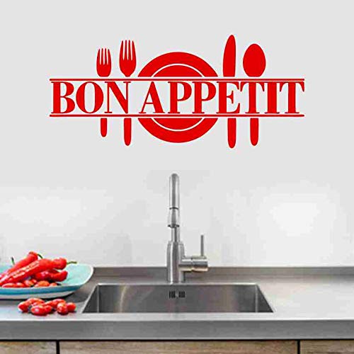KREEPO Bon Appetit- Wall Sticker for Cafe, Restaurants, Kitchen Wall Stickers Stylish Kitchen Art - Image 3