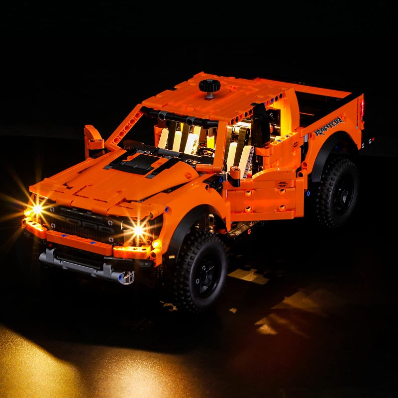 BRIKSMAX Led Lighting Kit for Technic Ford F-150 Raptor - Compatible with Lego 42126 Building Blocks Model- Not Include The Lego Set - Image 1
