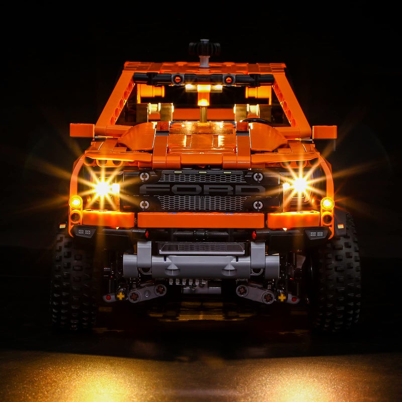 BRIKSMAX Led Lighting Kit for Technic Ford F-150 Raptor - Compatible with Lego 42126 Building Blocks Model- Not Include The Lego Set - Image 2