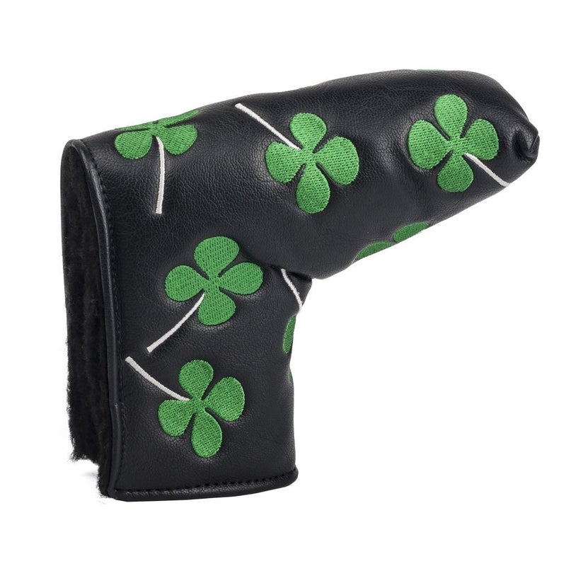 HIFROM Golf Putter Head Cover Headcover Shamrock Embroidered Blade Fit All Brands - Image 2