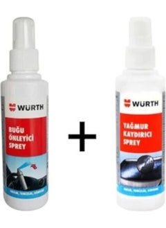 Würth Rain Water Slide and Anti-Fog Spray Set 150 ml  - Image 1