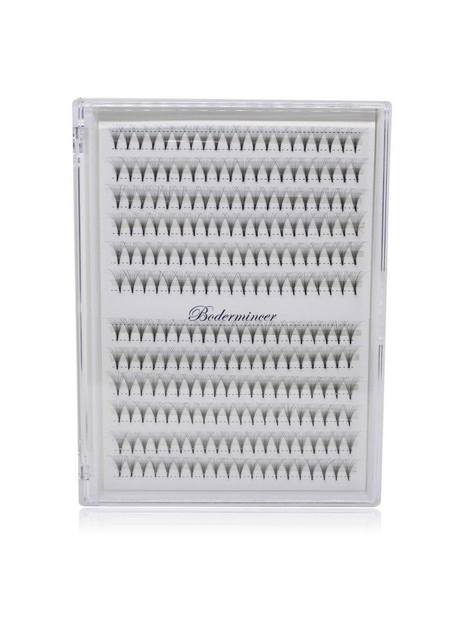 Dedila Short Stem Nature Long 10D Premade Fans Dramatic Volume Eye Lashes Extensions Thickness 0.07mm D Curl Soft and Light Weight Individual False Eyelashes Cluster (10MM) - Image 3