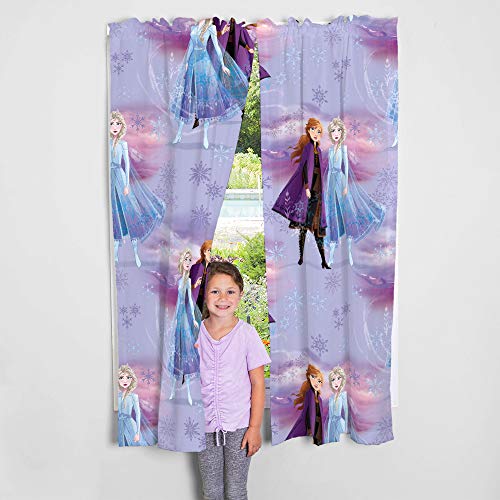 Franco Kids Room Window Curtains Drapes Set, 82 in x 63 in, Disney Frozen 2 - Image 2